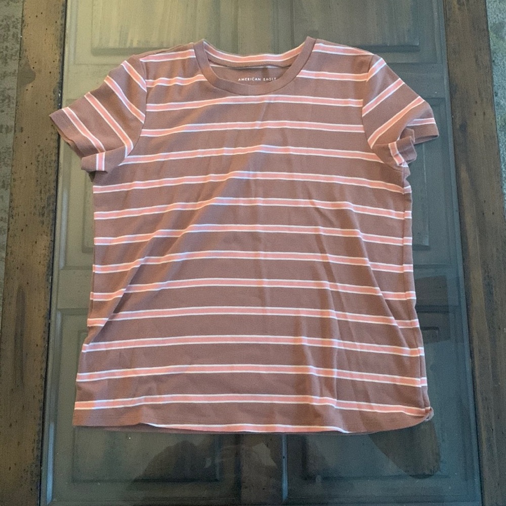 American Eagle striped T-shirt